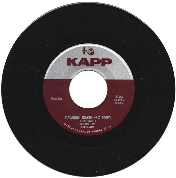 Little Jo Ann, Harmony Jones Orchestra : My Daddy Is President / Macaroni (Caroline's Pony) (7", Single)