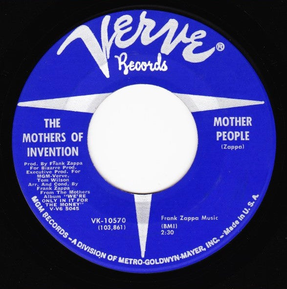 The Mothers : Lonely Little Girl (7", Single, Blo)