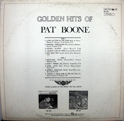 Pat Boone : The Best Of Pat Boone (LP, Comp)