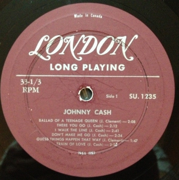 Johnny Cash : Sings The Songs That Made Him Famous (LP, Album, Mono)