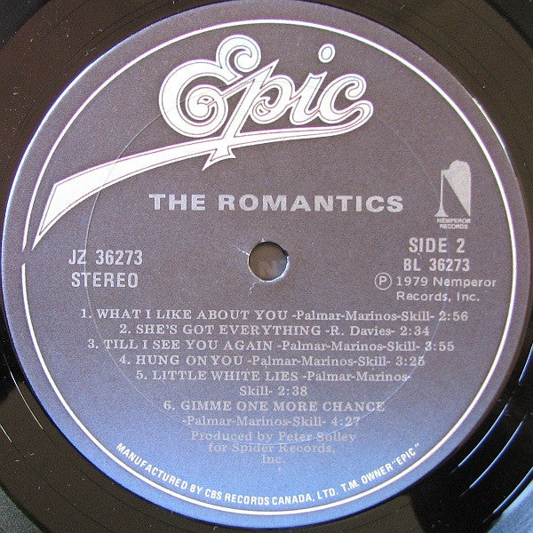 The Romantics : The Romantics (LP, Album)