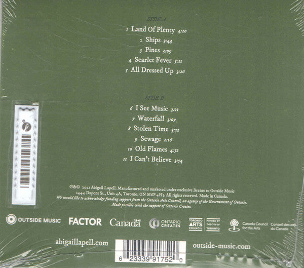 Abigail Lapell : Stolen Time (CD, Album)