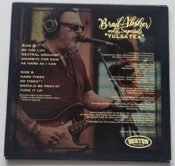 Brad Absher And The Superials : Tulsa Tea (CD, Album, Promo)