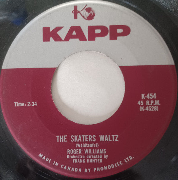 Roger Williams (2) : Intermezzo (7", Single)