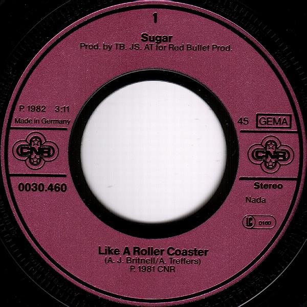 Sugar (10) : Like A Roller Coaster (7", Single)
