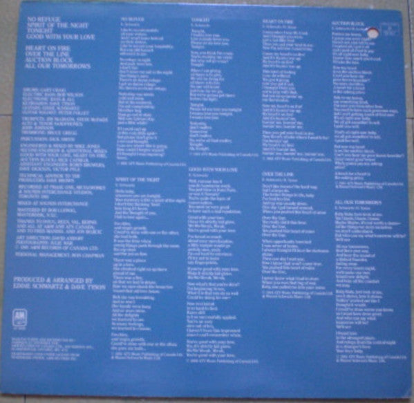 Eddie Schwartz : No Refuge (LP, Album)