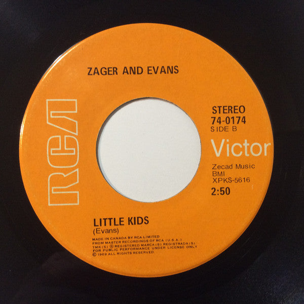 Zager And Evans* : In The Year 2525 (7", Single)
