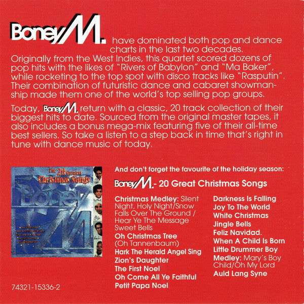 Boney M. : Gold - 20 Super Hits (CD, Comp)