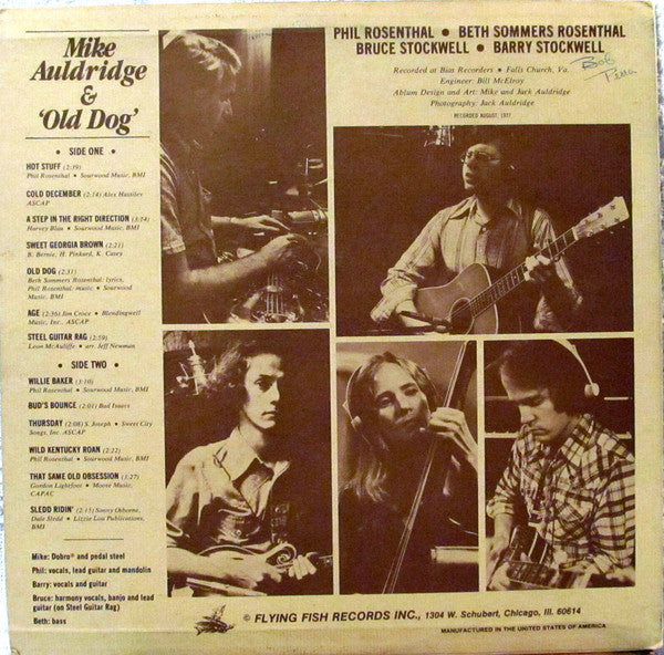 Mike Auldridge & Old Dog (2) : Mike Auldridge & 'Old Dog' (LP, Album)