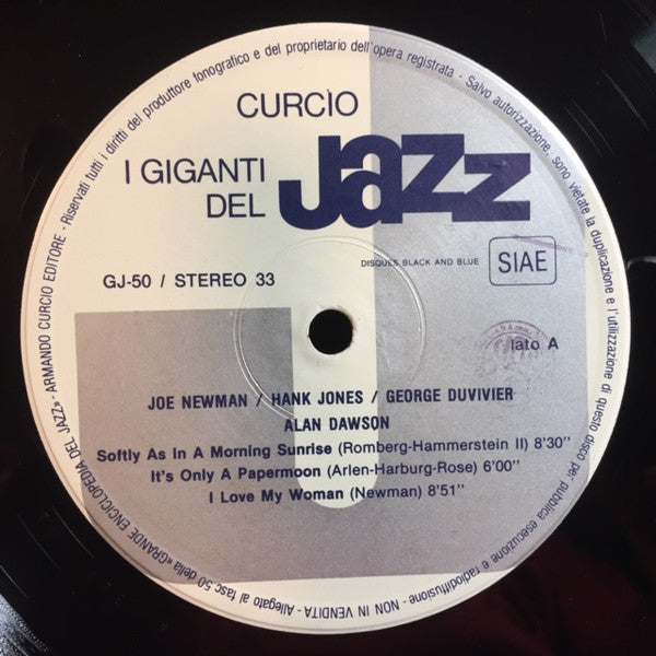 Joe Newman, Hank Jones, George Duvivier, Alan Dawson : I Giganti Del Jazz Vol. 50 (LP, Album)