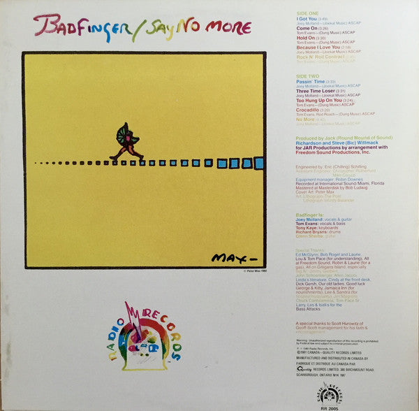 Badfinger : Say No More (LP, Album)