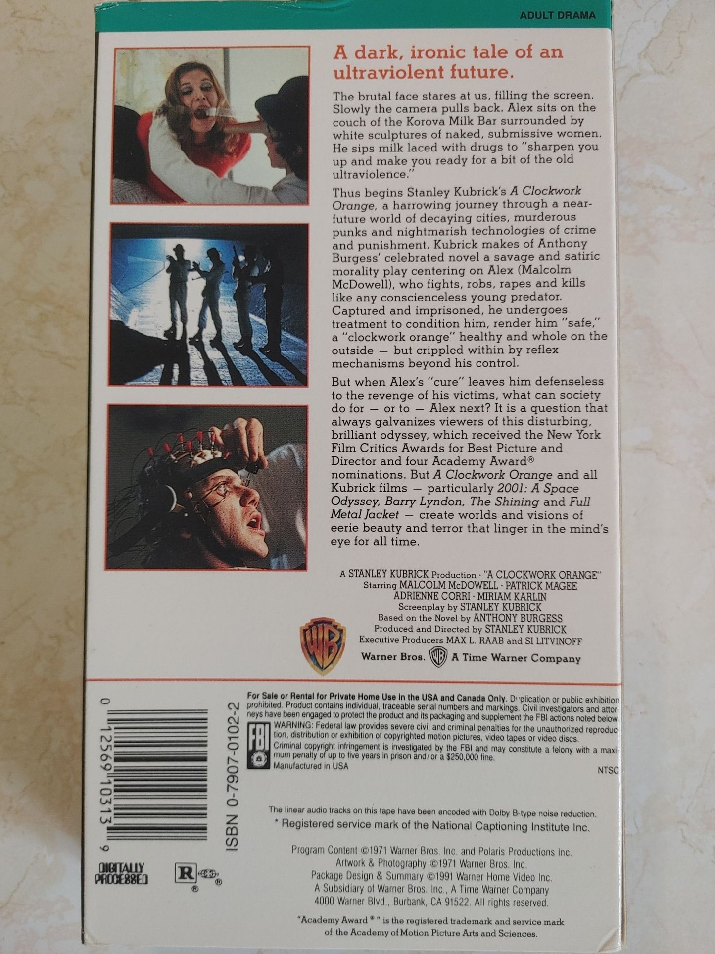 Clockwork Orange VHS