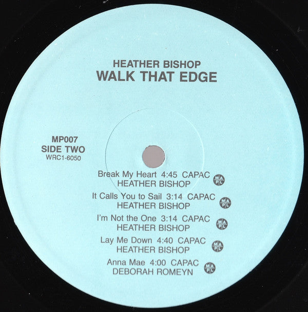 Heather Bishop : Walk That Edge (LP, Album)