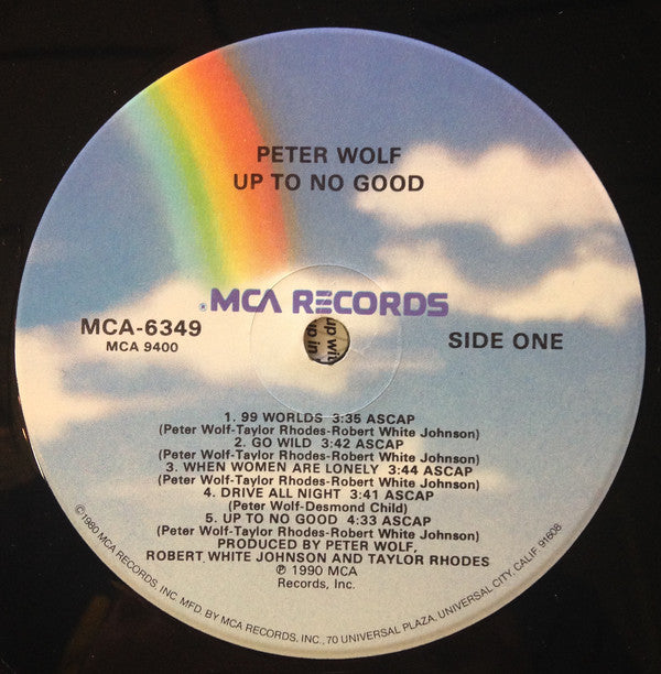 Peter Wolf : Up To No Good (LP, Album)