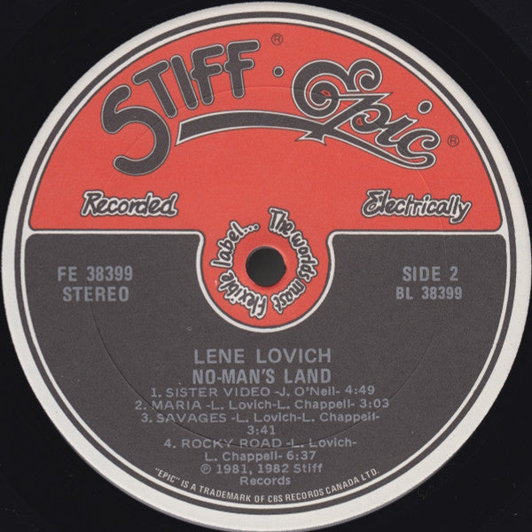 Lene Lovich : No Man's Land (LP, Album)