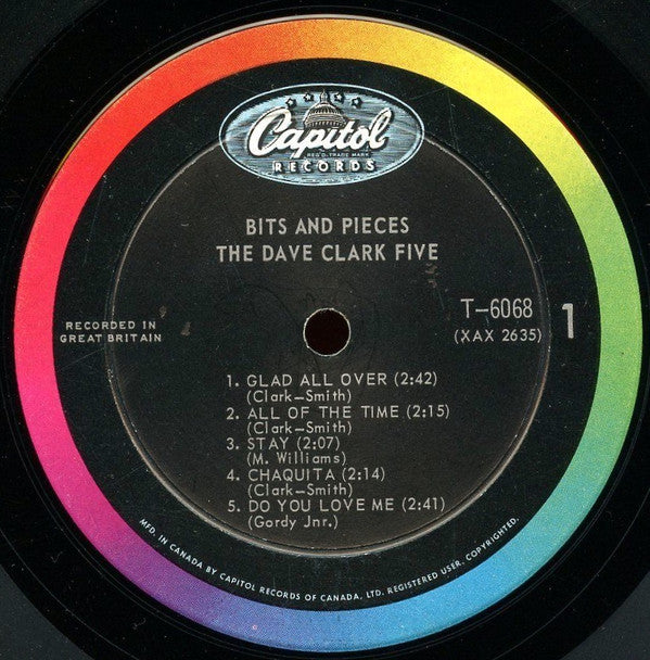 The Dave Clark Five : Bits And Pieces (LP, Album, Mono)
