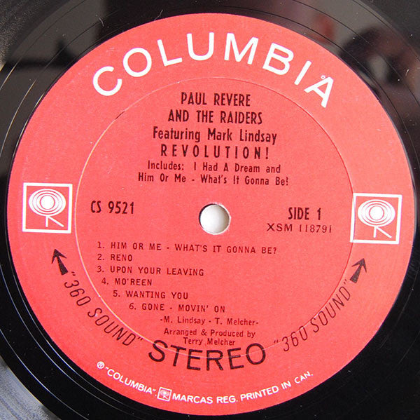 Paul Revere & The Raiders Featuring Mark Lindsay : Revolution! (LP, Album)