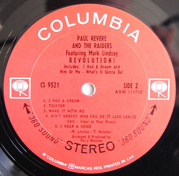 Paul Revere & The Raiders Featuring Mark Lindsay : Revolution! (LP, Album)