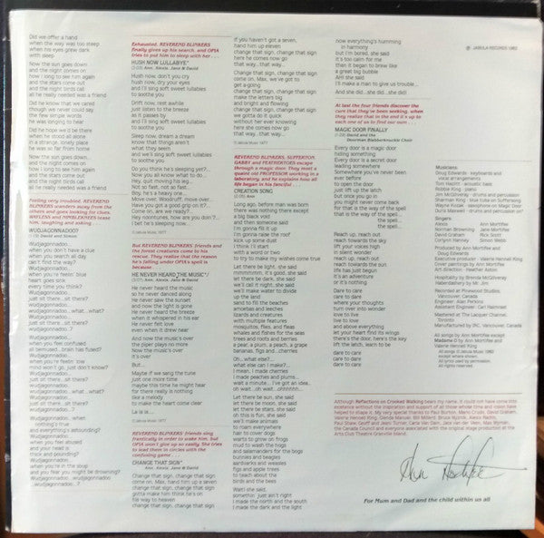 Ann Mortifee : Reflections On Crooked Walking (LP, Album)