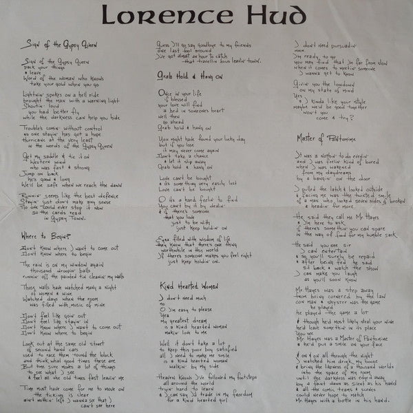 Lorence Hud : Lorence Hud (LP, Album)