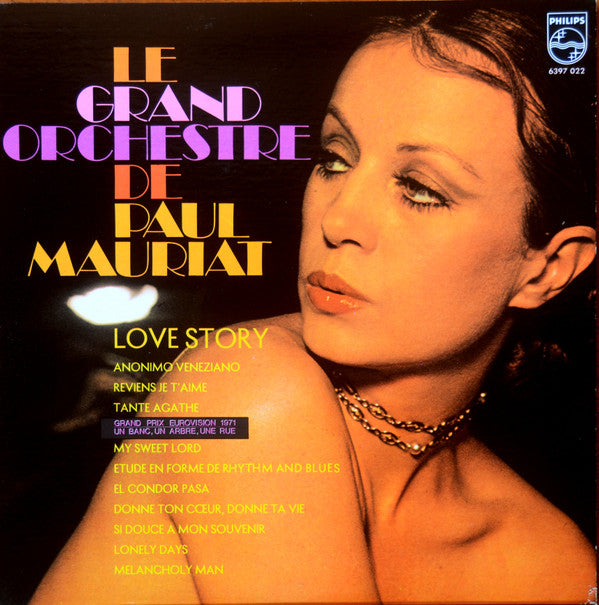 Le Grand Orchestre De Paul Mauriat : Love Story (LP, Album)