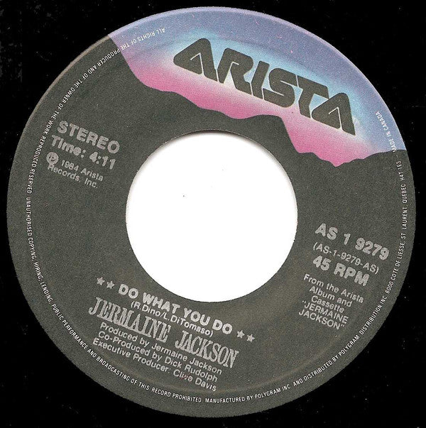 Jermaine Jackson : Do What You Do / Tell Me I’m Not Dreamin’ (7", Single)