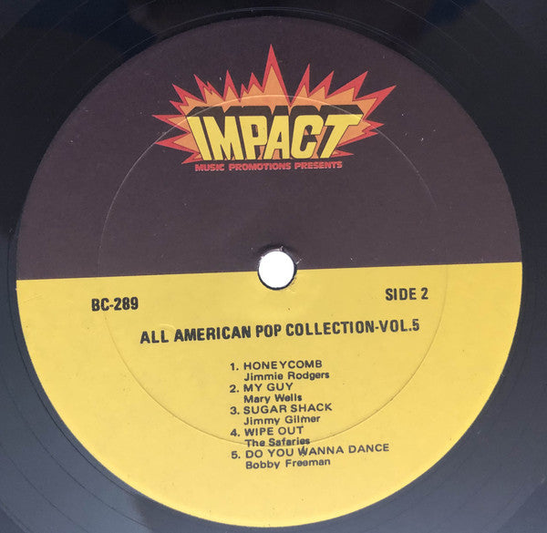 Various : The All American Pop Collection Volume 5 (LP, Comp)
