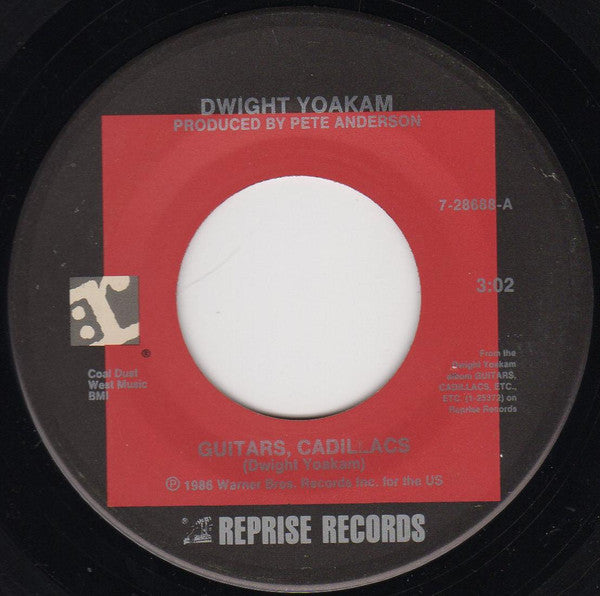 Buy Dwight Yoakam Guitars, Cadillacs (7", Single) Online for a great