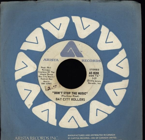 Bay City Rollers : Don't Stop The Music (7")