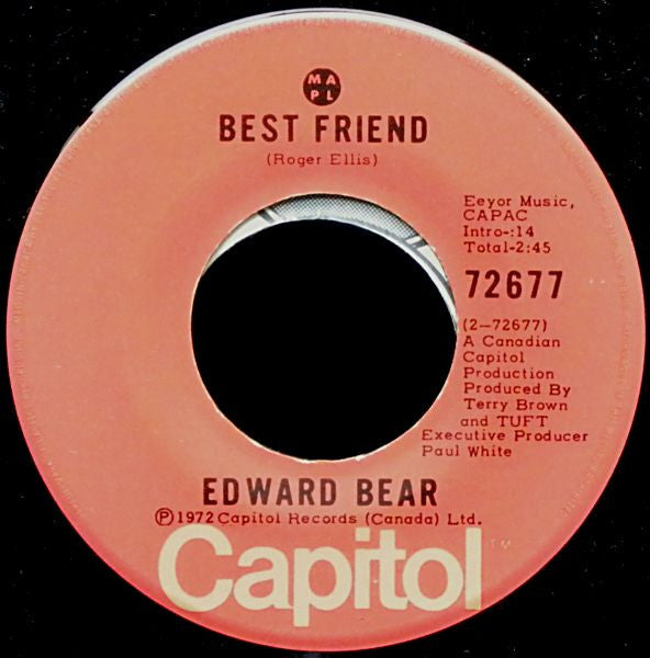Edward Bear : Last Song (7", Single, RP)