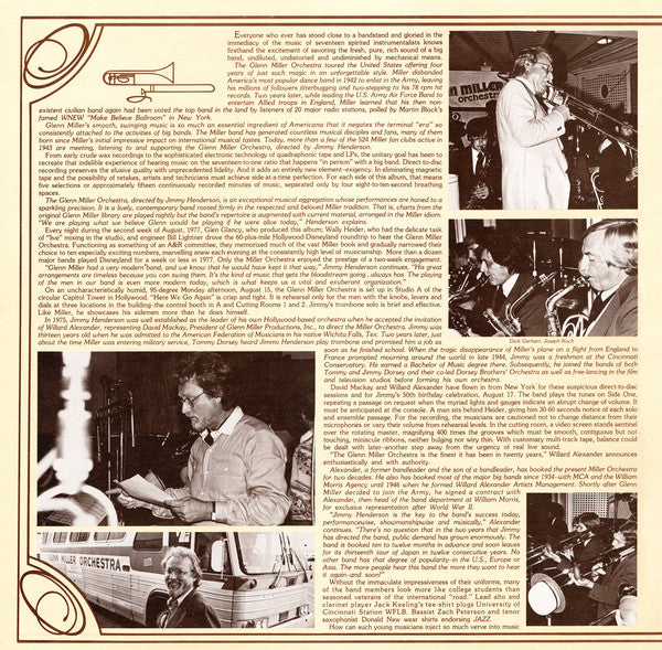 The Glenn Miller Orchestra : The Direct Disc Sound Of The Glenn Miller Orchestra (LP, Ltd, Gat)