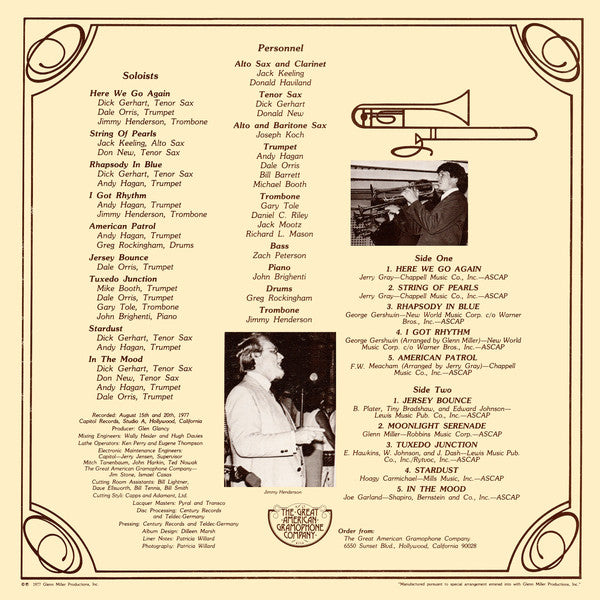 The Glenn Miller Orchestra : The Direct Disc Sound Of The Glenn Miller Orchestra (LP, Ltd, Gat)