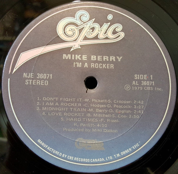 Mike Berry : I'm A Rocker (LP, Album)