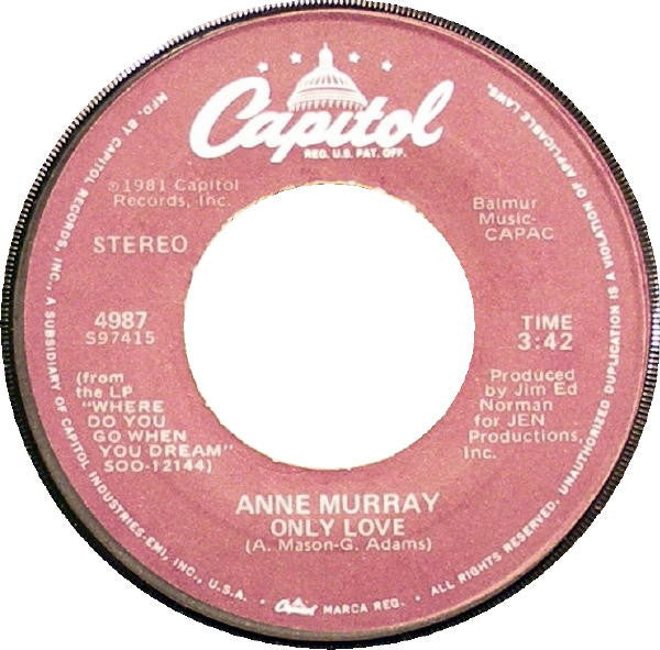Anne Murray : Blessed Are The Believers (7", Single, Jac)