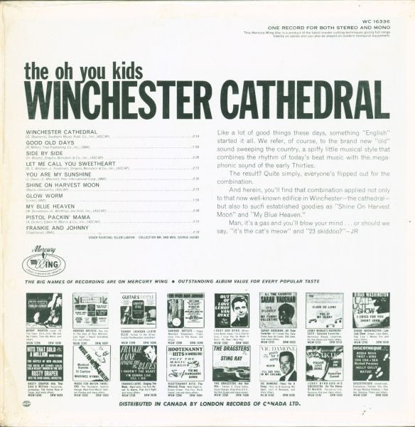 The Oh You Kids : Winchester Cathedral (LP, Album)