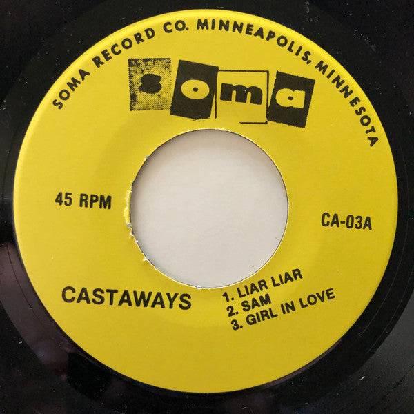 The Castaways : 6 Great Songs! (7", EP, Ltd, Unofficial)