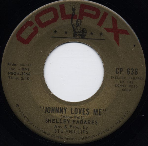 Shelley Fabares : Johnny Loves Me / I'm Growing Up (7")