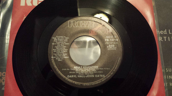 Daryl Hall-John Oates* : Adult Education (7")