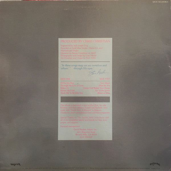 Steve Archer : Through His Eyes (LP, Album)