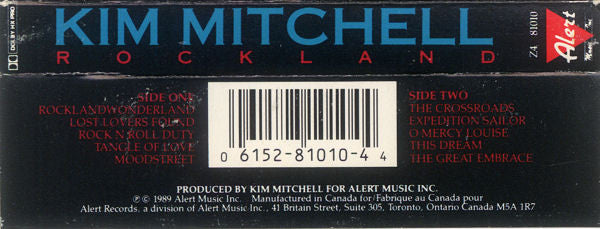 Kim Mitchell : Rockland (Cass, Album, Dol)