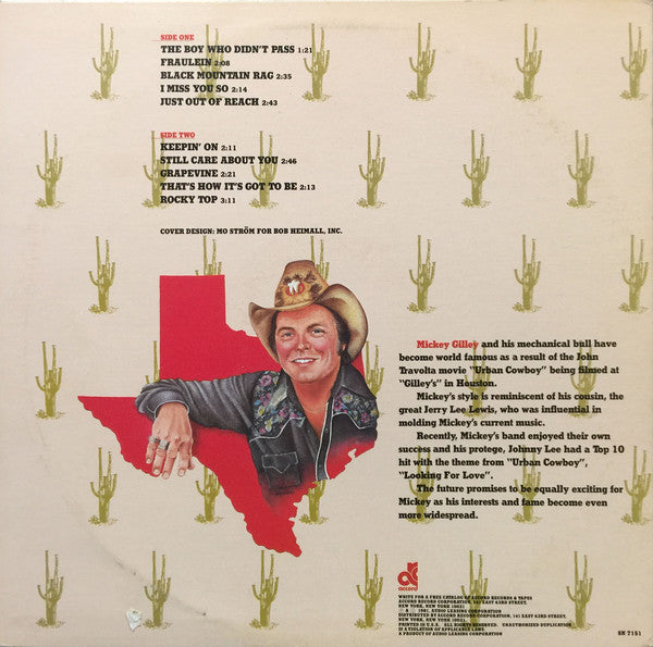 Mickey Gilley : Suburban Cowboy (LP, Comp)