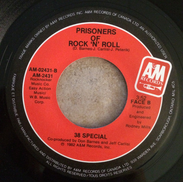 38 Special (2) : You Keep Runnin' Away (7", Single)