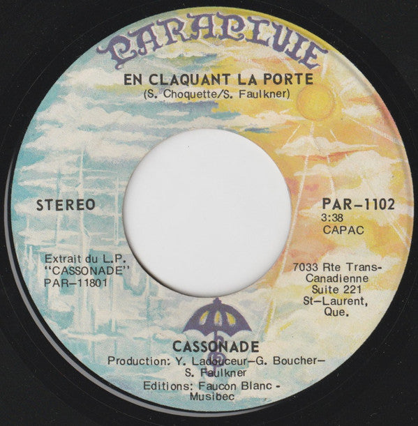 Cassonade : Moi J'veux Jouer Au Cowboy (7", Single)