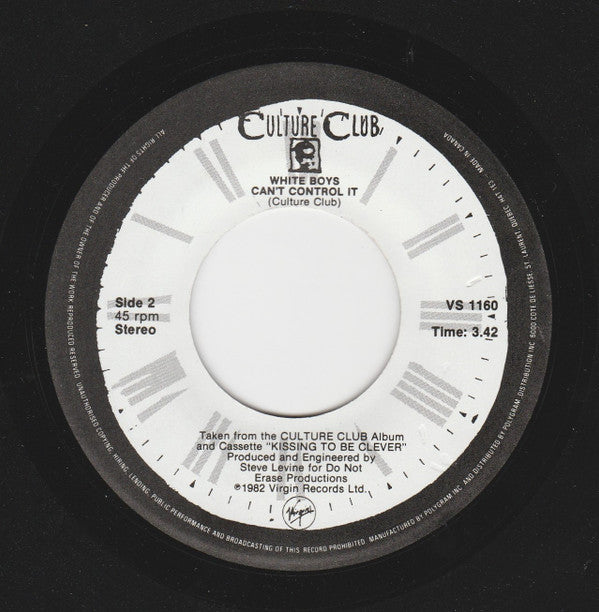 Culture Club : Time (Clock Of The Heart) (7", Single)