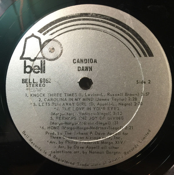 Dawn (5) : Candida (LP, Album)