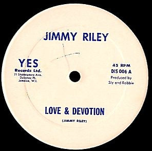 Jimmy Riley : Love & Devotion / Bridge The Gap (12")