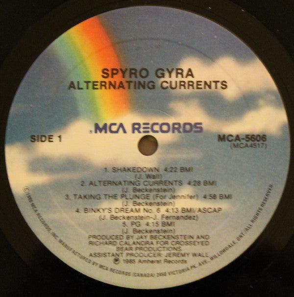 Spyro Gyra : Alternating Currents (LP, Album)