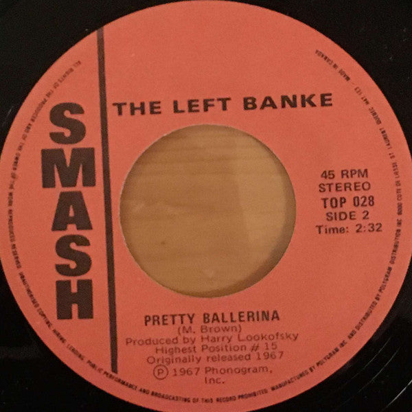 The Left Banke : Walk Away Renee (7", Single, RP)