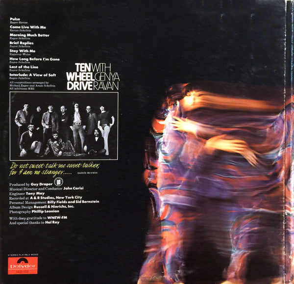 Ten Wheel Drive With Genya Ravan : Brief Replies (LP, Album, Gat)