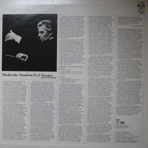 Tchaikovsky*, Herbert von Karajan, Berlin Philharmonic* : Symphony No.5 (LP, Album)